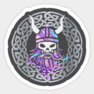 Viking Skull Sticker